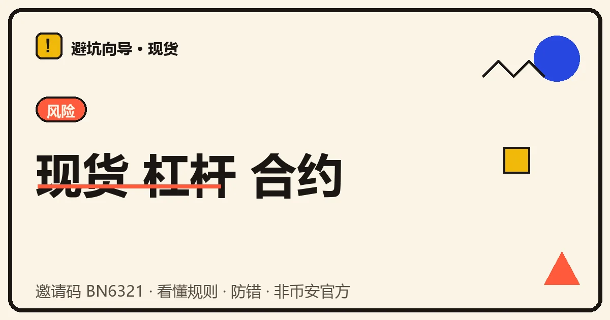 现货、杠杆、合约三种交易方式在出资来源与风险放大上的对比示意,杠杆与合约一侧标注更高风险